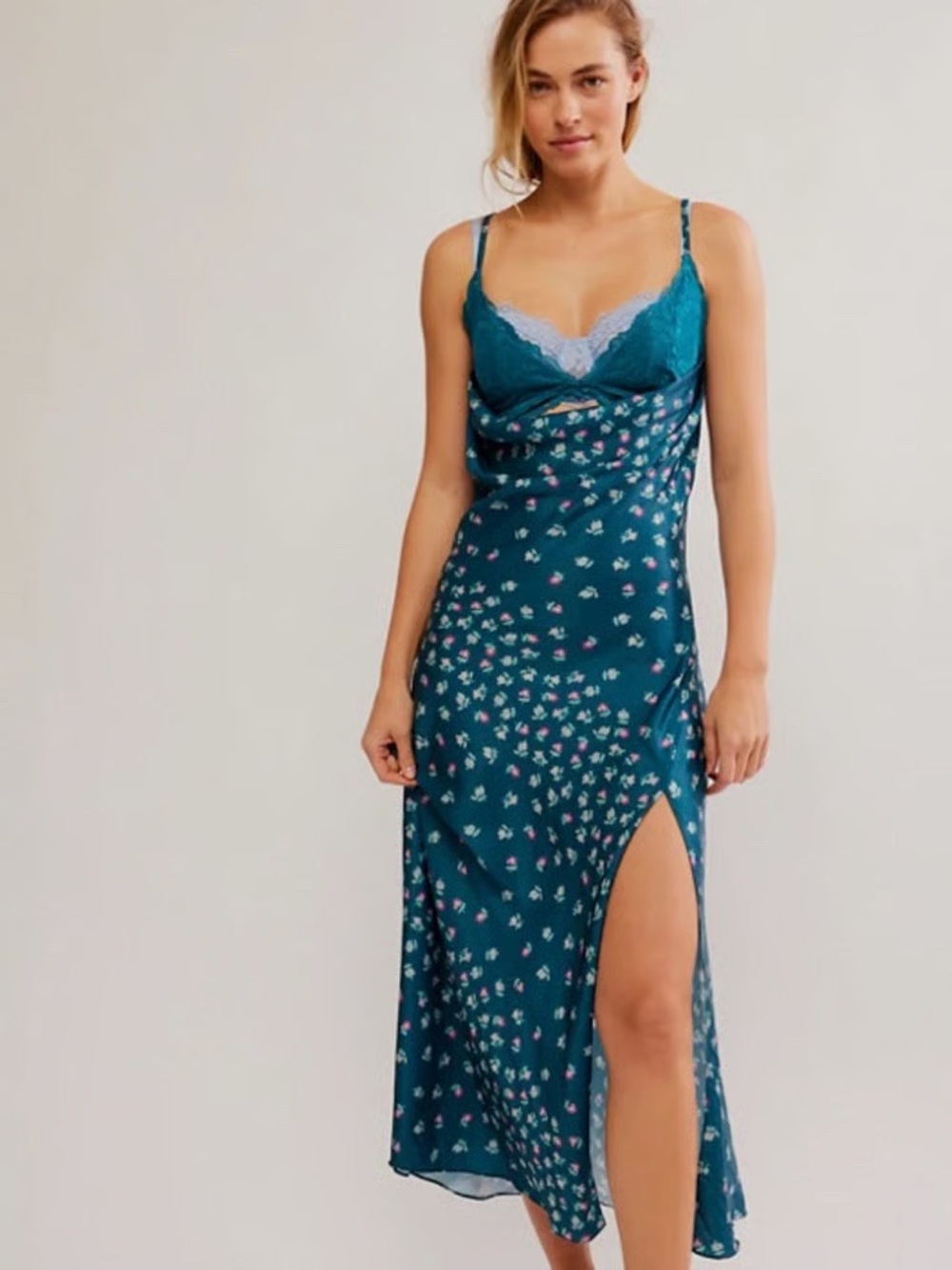 NWT Gossamer Glow floral midi slip dress by Intimately Free People